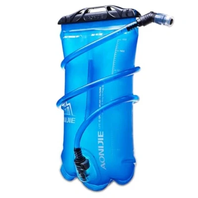 Afbeelding van AONIJIE Opvouwbare waterzak 1,5 l/2 l/3 l TPU materiaal met drinkslang en mondstuk; voor marathon, hardlopen, trektochten