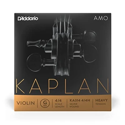 Afbeelding van D&#039;Addario Kaplan Amo vioolsnaren enkele snaren G KA314 4/4H schaal 4/4, hoge spanning