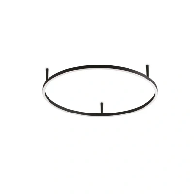 Afbeelding van Ideallux Ideal Lux plafondlamp Oracle Slim zwart 3.000K 70 cm