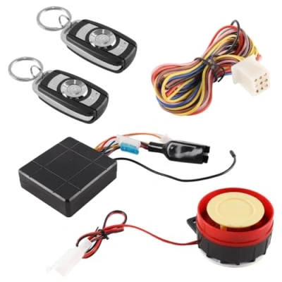 Afbeelding van WANGCL motorfiets alarmsysteem, anti diefstal beveiligingsalarm, 12V universeel, 125dB, afstandsbediening motorstart