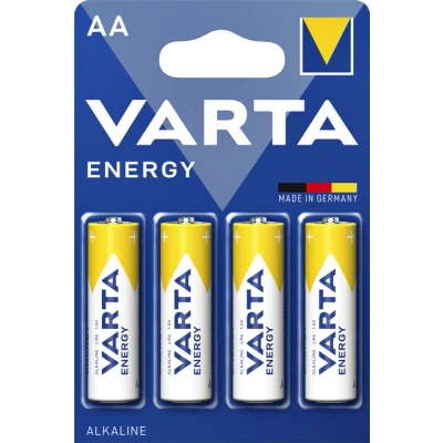 Afbeelding van Varta Batterijen Energy Alkaline LR06/AA 1.5 Volt 4 Stuks