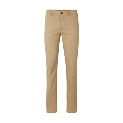 Afbeelding van TOM Tailor SLIM CUT Chinos Chino, Heren, Maat: 30x34, Everglade beige