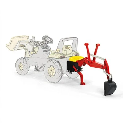 Afbeelding van Achterlader Backhoe 40 x 23 78 cm junior rood