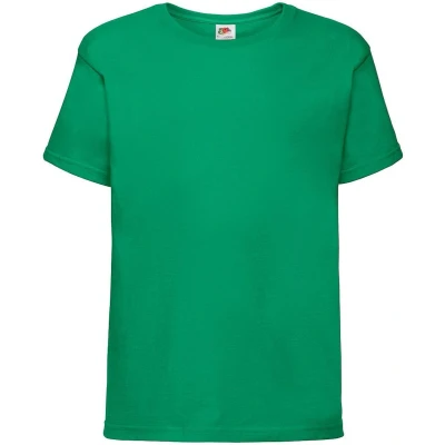 Afbeelding van Fruit Of The Loom Kids Sofspun® T shirt Kelly Groen 140 9/11 Jaar