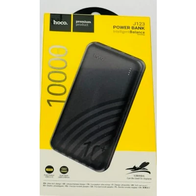 Afbeelding van Hoco J123 Powerbank 10 000 mAh Zwart