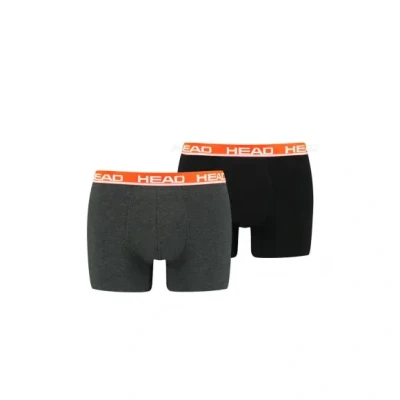 Afbeelding van Head 2ER PACK Stretch Onderbroeken, Heren, Maat: Small, Grau orange