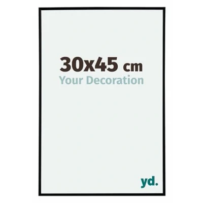 Afbeelding van Fotolijst 30x45cm Zwart Mat Kunststof Evry