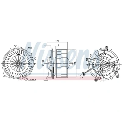 Afbeelding van Nissens Kachelventilator 87217