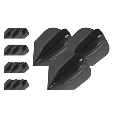 Afbeelding van Target Darts 5 x Sets of ID Pro. Ultra Zwart No.6 Dartvluchten 15 in Totaal