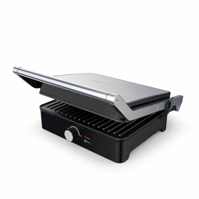 Afbeelding van BROCK Electronics Contactgrill HCG 5000 SS (2000W, Anti aanbaklaag, RVS)