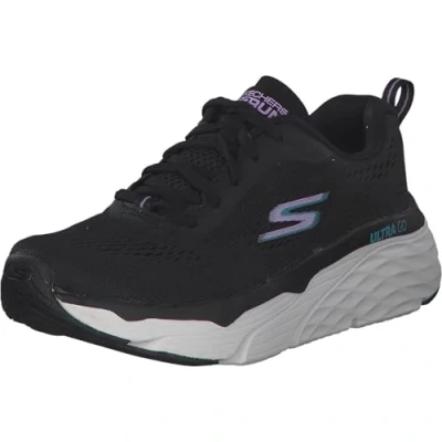 Afbeelding van Skechers Max Cushioning dames sneaker Zwart Maat 40
