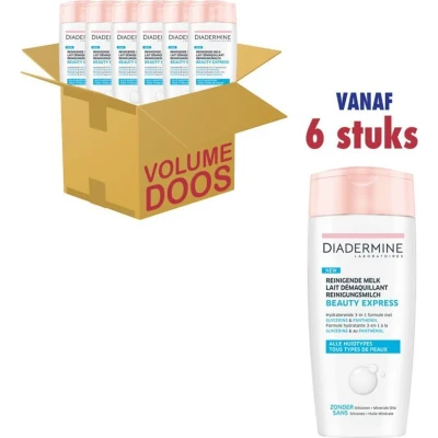 Afbeelding van Diadermine Reinigende Melk 3 In 1 Beauty Express 200 ml