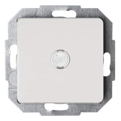 Afbeelding van KOPP Milano wisselschakelaar met controlelamp inbouw wit
