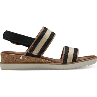 Afbeelding van Tamaris Essentials Dames Sandalen BLACK COMB Maat 36