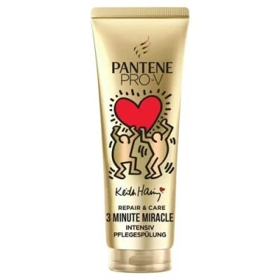 Afbeelding van Pantene Pro V Repair &amp; Care Miracle Conditioner, 3 minuten, 160 ml droog, beschadigd haar, formule met Active Nutri Plex, helpt zichtbare schade in slechts 1 toepassing te repareren, regenereert