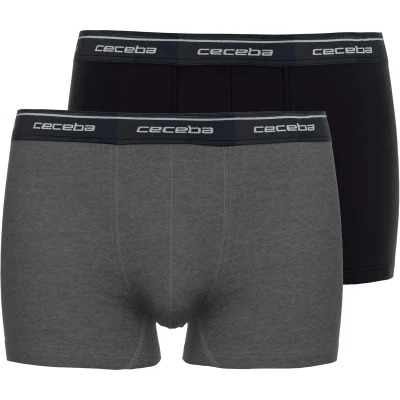 Afbeelding van CECEBA 2P boxers zwart &amp; grijs 6XL