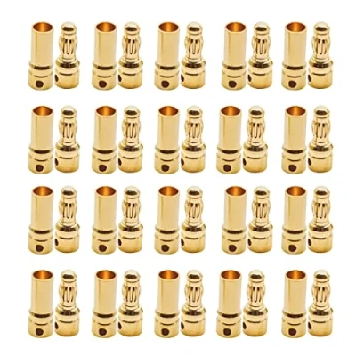 Afbeelding van FLY RC 20 paar vergulde 3,5 mm mannelijke vrouwelijke banaanstekker Bullet connector voor ESC motor Lipo batterij
