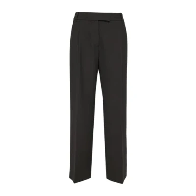 Afbeelding van s.Oliver Black Label Elegante MIT Extra WIDE LEG Broek, Dames, Maat: 34x32, Schwarz