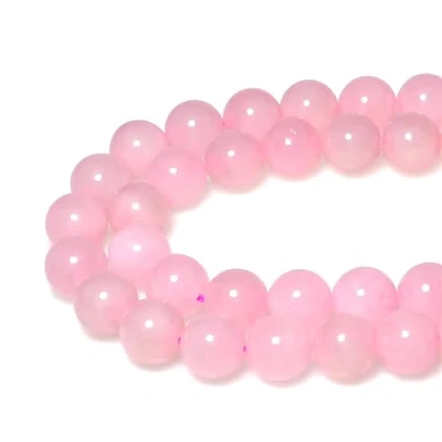 Afbeelding van MJDCB 6mm 60 stuks Stenen Kralen Rozenkwarts Ronde Losse Natuurlijke Halfedelsteen Voor het Maken van Sieraden Armbanden Kettingen