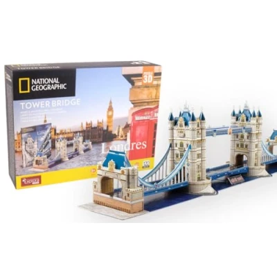 Afbeelding van 3D Puzzel Tower Bridge Constructiespel EXPLORA 120 stukjes Vanaf 8 jaar