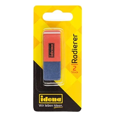 Afbeelding van Idena 522023 Gum voor potlood en inkt, 2 stuks