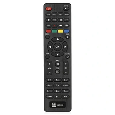 Afbeelding van TELE System 58035002 afstandsbediening IR Draadloos Tv tuner Drukknopen