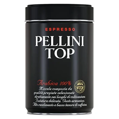 Afbeelding van Pellini Top Gemalen koffie in blik 250 gram