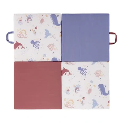Afbeelding van Ineo Smart vloerkleed Treasures of the ocean 3 in 1 Evolutive Afneembare hoes 120x120 cm