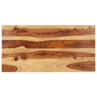 Afbeelding van Tafelblad 25 27 mm 60x100 cm massief sheeshamhout