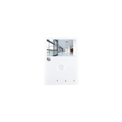 Afbeelding van Comelit mini opbouwmonitor handsfree full duplex en kleurenscherm van 4 3 inch 16 9 inductiespoel afmetingen bxhxd 115x160x22mm 6721w bm