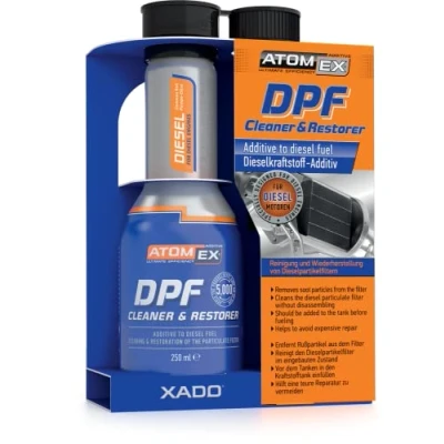 Afbeelding van XADO Atomex roetfilterreiniger &amp; bescherming dieselfilter DPF dieselbrandstof additief bescherming,