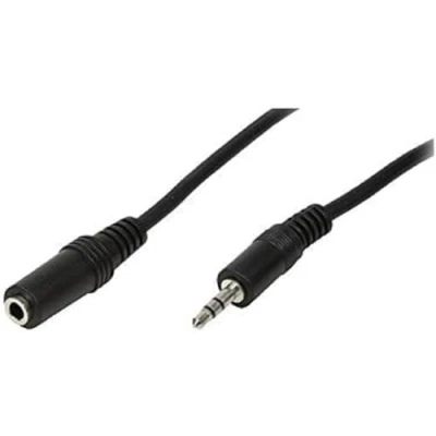Afbeelding van LogiLink CA1055 Jackplug Audio Aansluitkabel 5.00 m Zwart (mat)