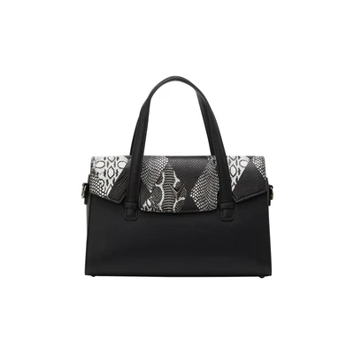 Afbeelding van faina Handtas, Dames, Maat: One Size, Black brown