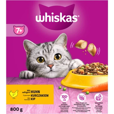 Afbeelding van Whiskas Droog Senior Kip 800 gr