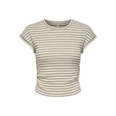 Afbeelding van ONLY Tshirt Iben Gestreept Zand L