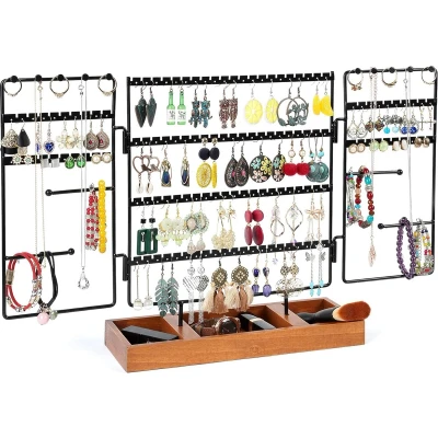 Afbeelding van Sieradenstandaard Oorbelstandaard Oorbelhouder Sieraden Organizer Juwelenhouder Sieradenrekjes
