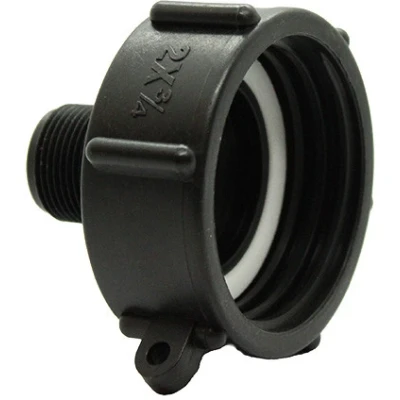 Afbeelding van IBC adapter S60x6 verloop naar buitendraad 3/4&#039;&#039;