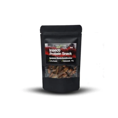Afbeelding van sprinkhanen als snack chili, 10 g eetbare insecten voor mensen van Catch Your Bug speciaal menselijke consumptie gekweekt om te eten of topping salades
