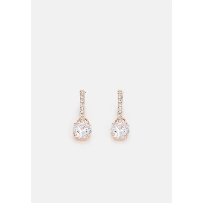 Afbeelding van Swarovski 5639975 Simple Rosékleurig Oorringen