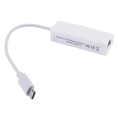 Afbeelding van USB naar RJ45 Lan Ethernet Adapter 100Mbps Asix AX88772B AX88772 Convertor 10M 100M (Type C aan RJ45)