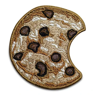 Afbeelding van Finally Home Cookie Patch om op te strijken, chocolade, koekjes patches, strijkpatches, patches