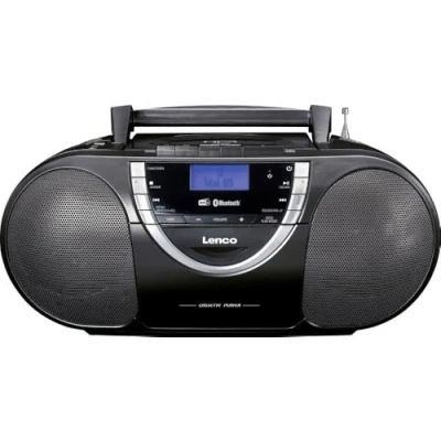 Afbeelding van Lenco SCD 6900BK Draagbare radio CD speler met DAB+ en Bluetooth® Grijs Black Silver