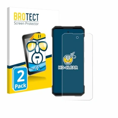 Afbeelding van BROTECT Screenprotector voor Doogee S200 Folie Beschermfolie transparant (2 Stuks)