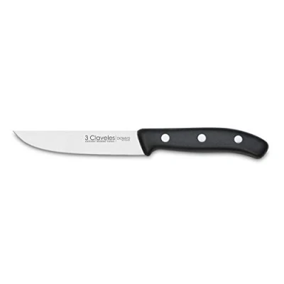 Afbeelding van 3 Claveles DOMVS keukenmes, roestvrij staal, maat 4,5 inch, zwart, 11 cm inch