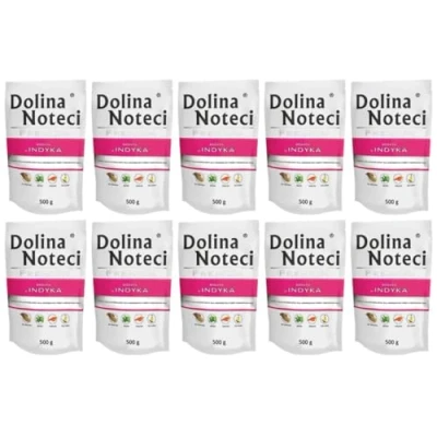Afbeelding van 20 X 500 g Dolina Noteci Premium Pouches Kalkoen Hondenvoer