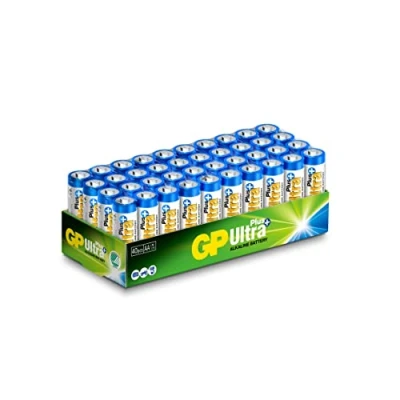 Afbeelding van GP Ultra Plus AA batterijen, 40 stuks, alkaline 1,5 V, LR06, lange levensduur