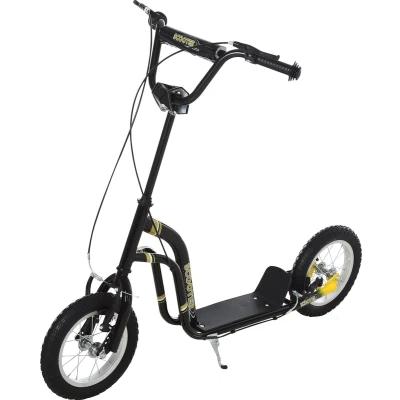 Afbeelding van HOMCOM Step kinderscooter scooter stadsscooter luchtbanden verstelbaar 371 017