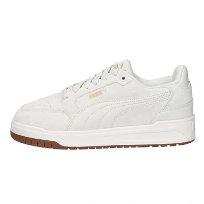 Afbeelding van PUMA Unisex Shuffle Downtown SD Sneaker, Warm Wit damp Grijs Goud, 13 UK, Vapor 48.5 EU
