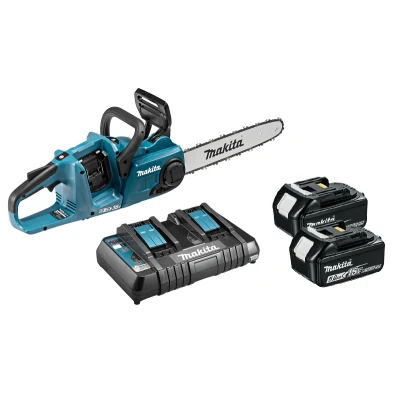 Afbeelding van Makita DUC353PT2 36V (2x18V) Li ion accu kettingzaag set (2x5.0Ah) 35cm
