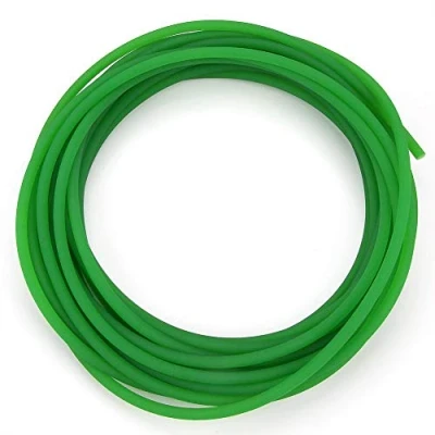 Afbeelding van High Performance Urethaan Ronde Riem Ruwe Oppervlak PU Polyurethaan voor Drive Transmissie Groen (6mm* 10m)